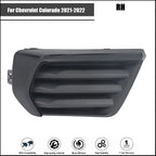 Right Side Fog Light Cover for Chevrolet Colorado (2021–2022) Black