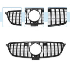 Front Upper Bumper Grille for Mercedes-Benz GLE 2015-2019 Black Grills