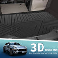 Flat Face Cargo Liner Rear Trunk Mat for Porsche Macan (2014-2024) 1 x TPE