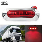 Set of 4 LED Side Clearance Marker Lights for Car Truck Trailer (12V 24V)
