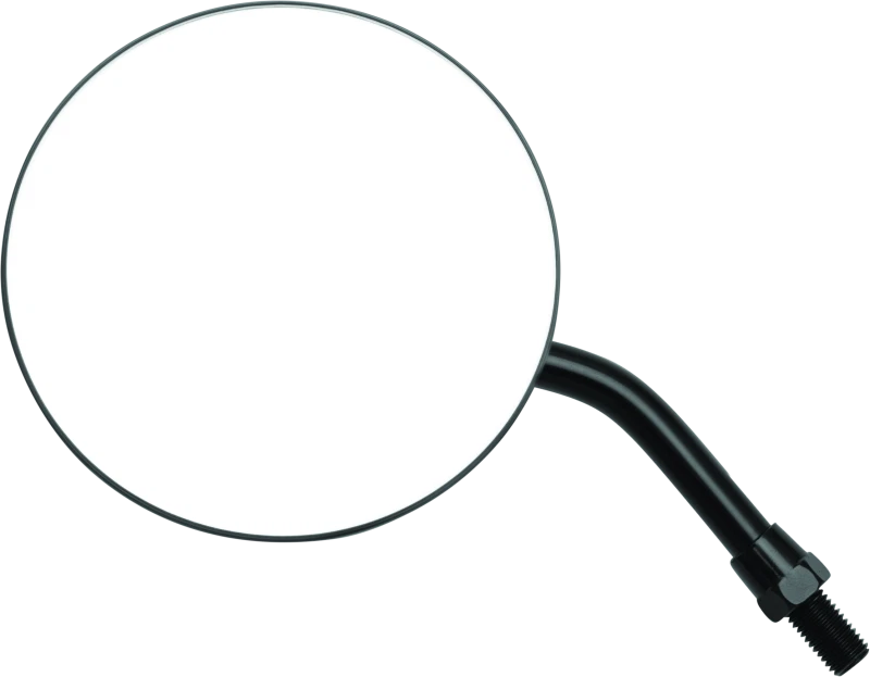 Adjustable Round Mirror 4in 10mm for Motorcycles (Fitment)