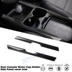 Carbon Fiber Center Console Cup Holder Panel Cover for Honda CR-V (2017–2020)