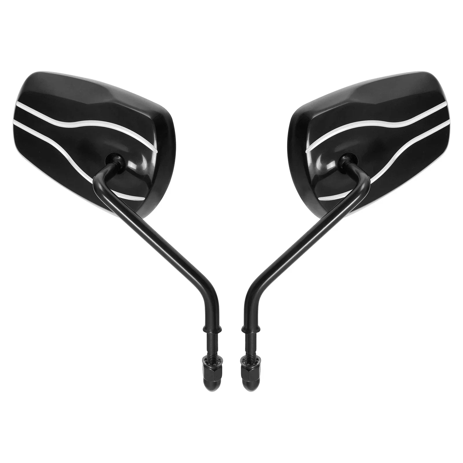 8mm Rear View Mirrors for Harley Road Glide Electra Street Glide Sportster