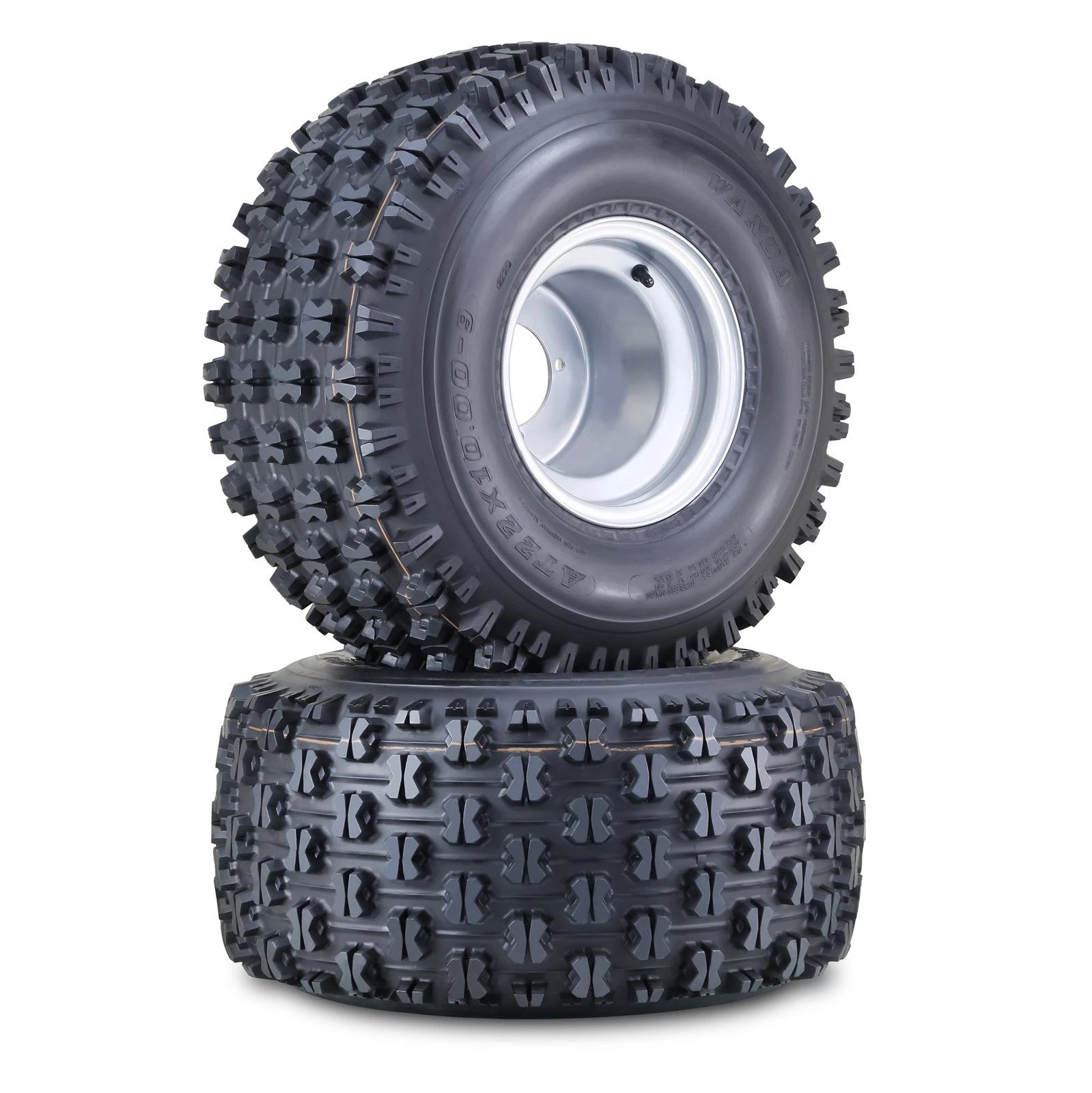 Set of 2 WANDA 22x10-9 GNCC ATV Tires for ATV (4/110mm PCD) 10263