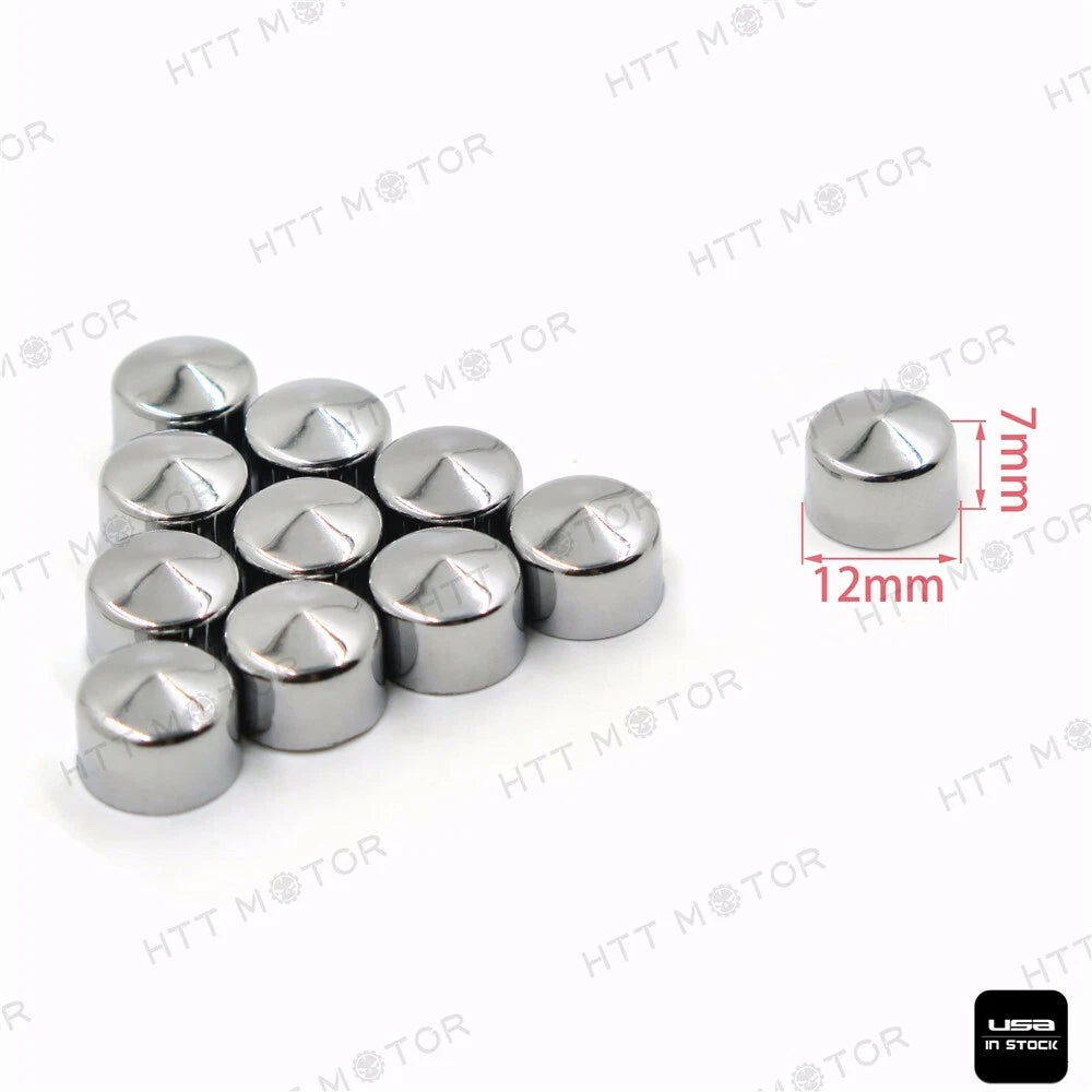 11 Piece Chrome Cap Dress Kit for Harley Touring Models (1999–2006)