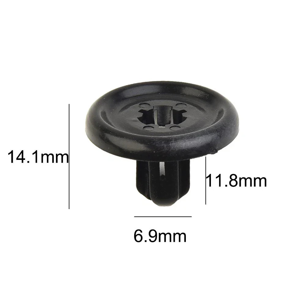 100x Bumper Clips Fender Push Rivets Retainer Fasteners for Toyota