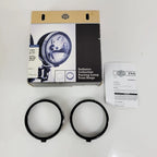 Defiance 4" Auxiliary Lamp Trim Rings for Harley-Davidson (61400355)