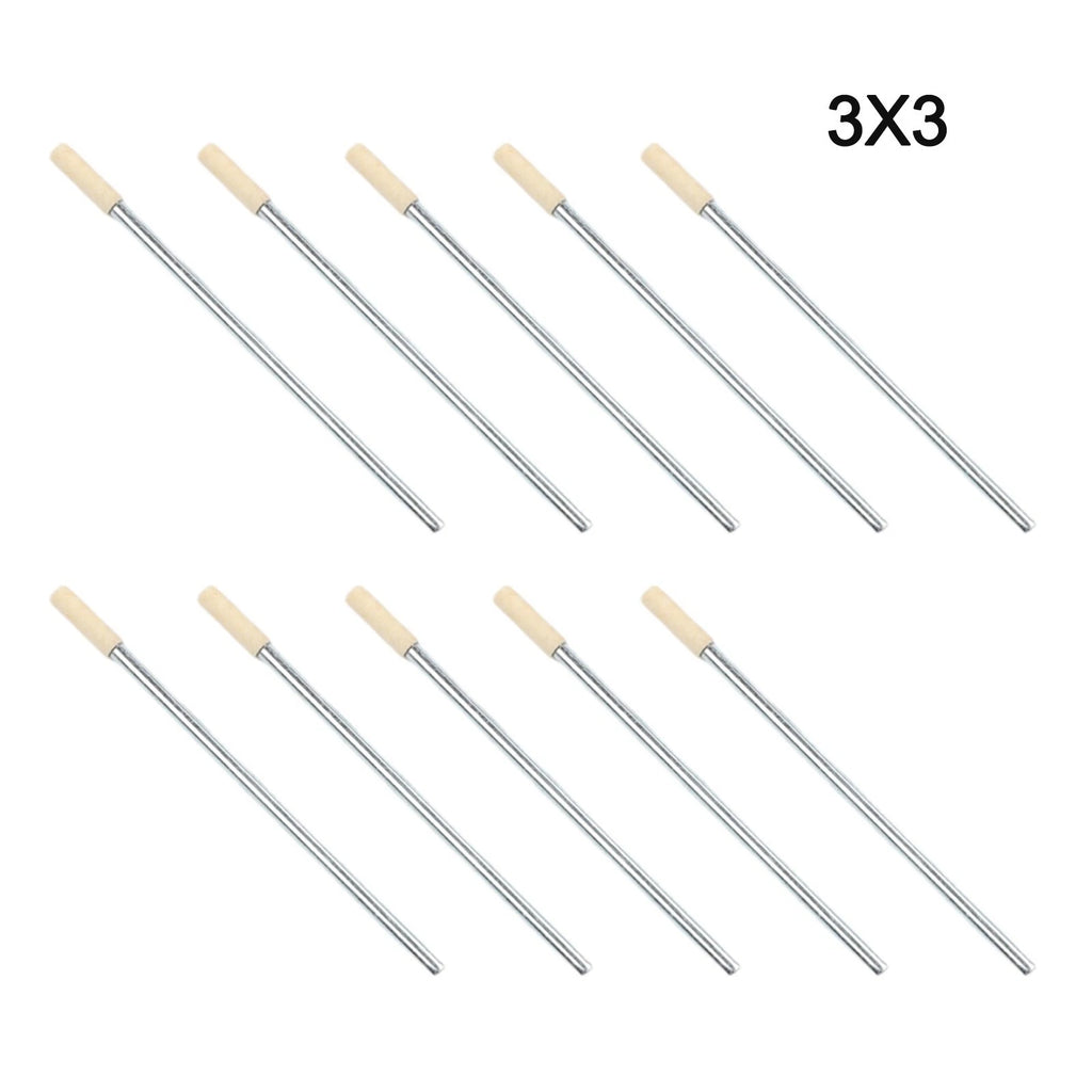Set of 12 Wool Grinding Wheels for Rotary Tools (65mm)