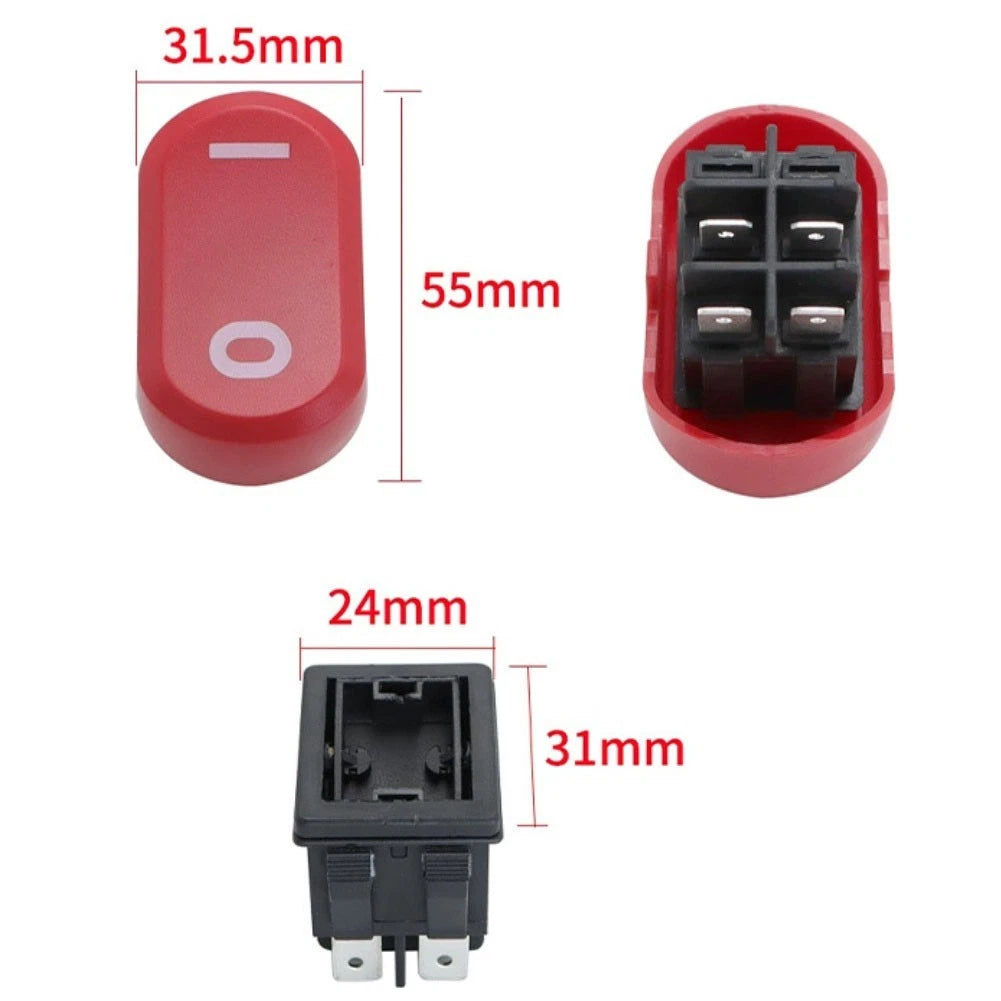 Set of 4 Electric Switches for Wet Dry Vacuum Cleaners