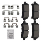 Set of 4 Rear Ceramic Brake Pads for Chevrolet Impala/Malibu (2013–2020)