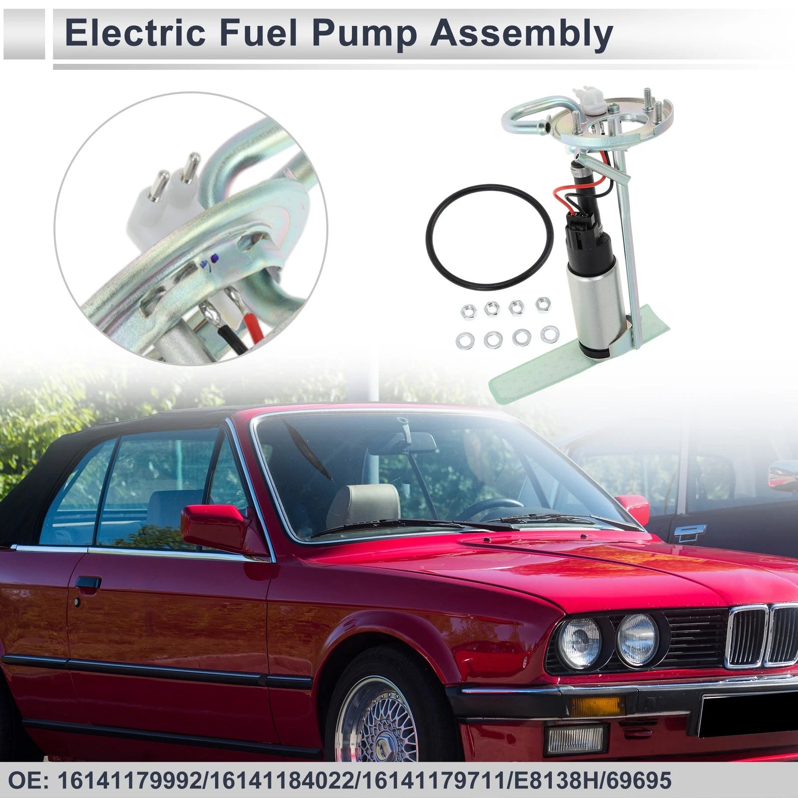 Fuel Pump Assembly for BMW 318i 325 325i (1988–1993) No. 16141184022