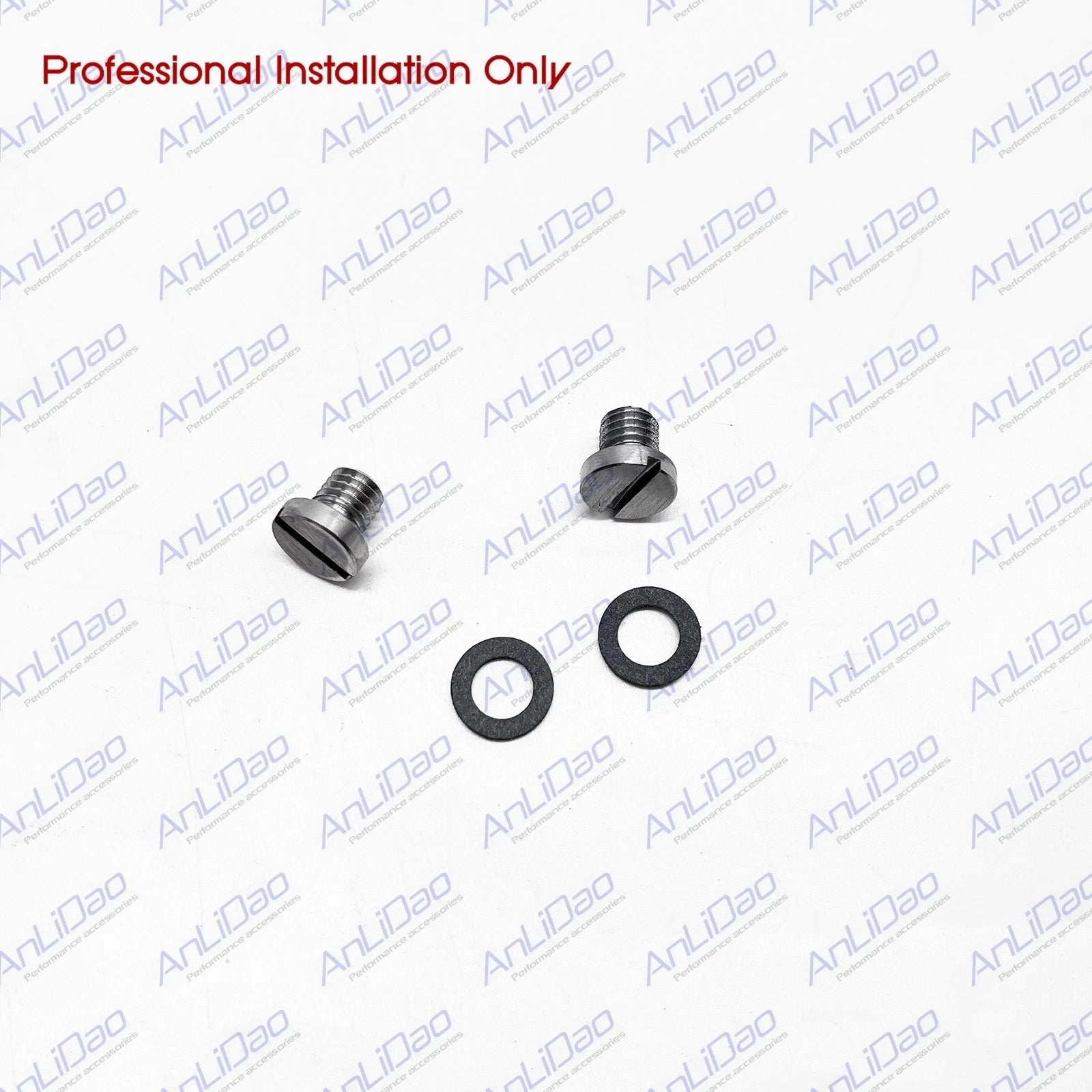 2Pcs Drain Fill Plug Screw & Gasket for Yamaha Outboard (18-2371, 90340-08002)