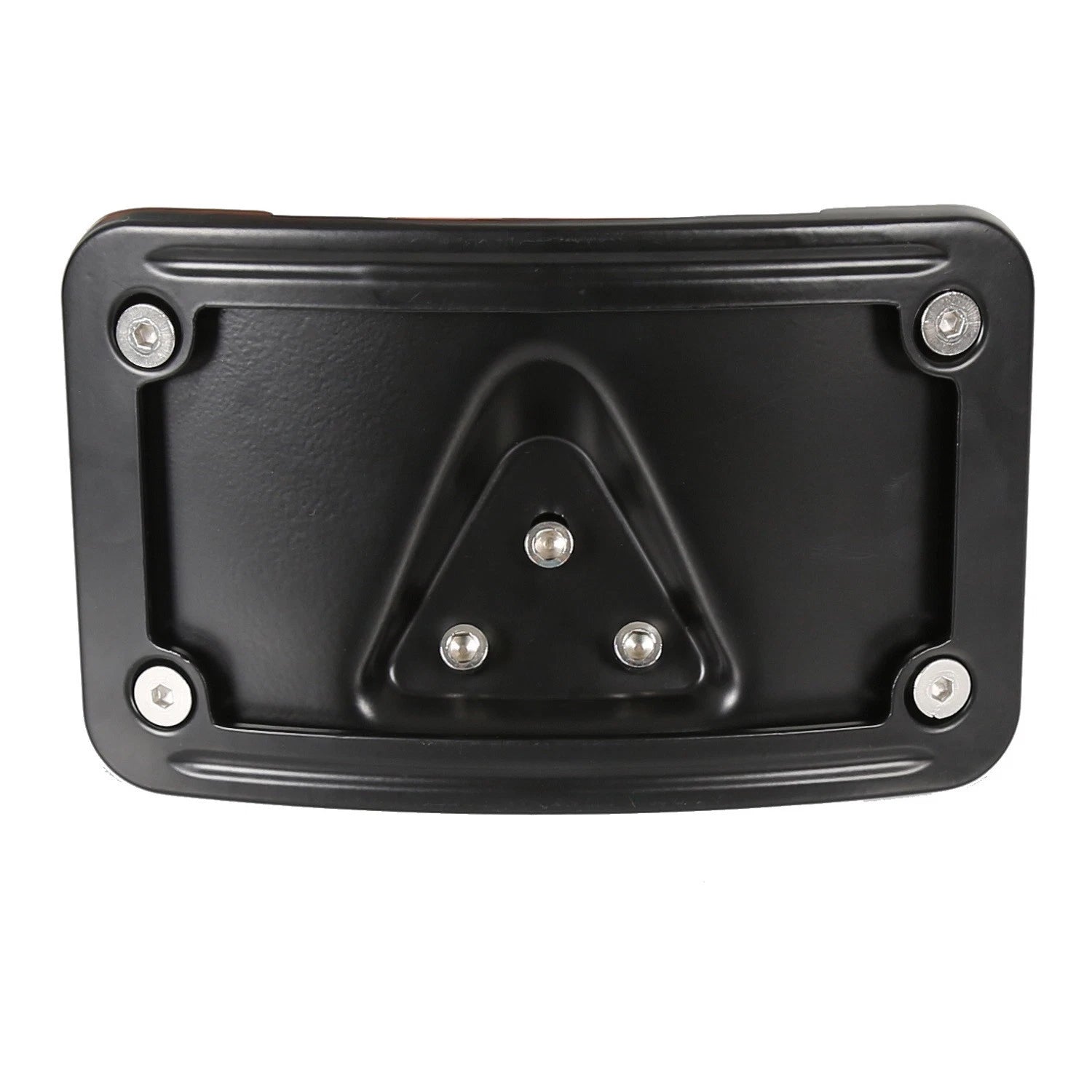 Curved Laydown License Plate Mount Bracket for Harley Dyna Softail Sportster