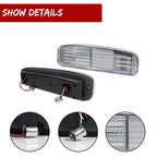 Set of 6 Clear LED Tail Lights & Side Marker Lamps for Ford F150 F250 E150 (1973–1979)