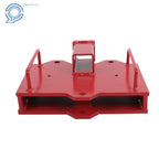 2 In Forklift Trailer Hitch Receiver for Dual Pallet Forks (6500 lbs)