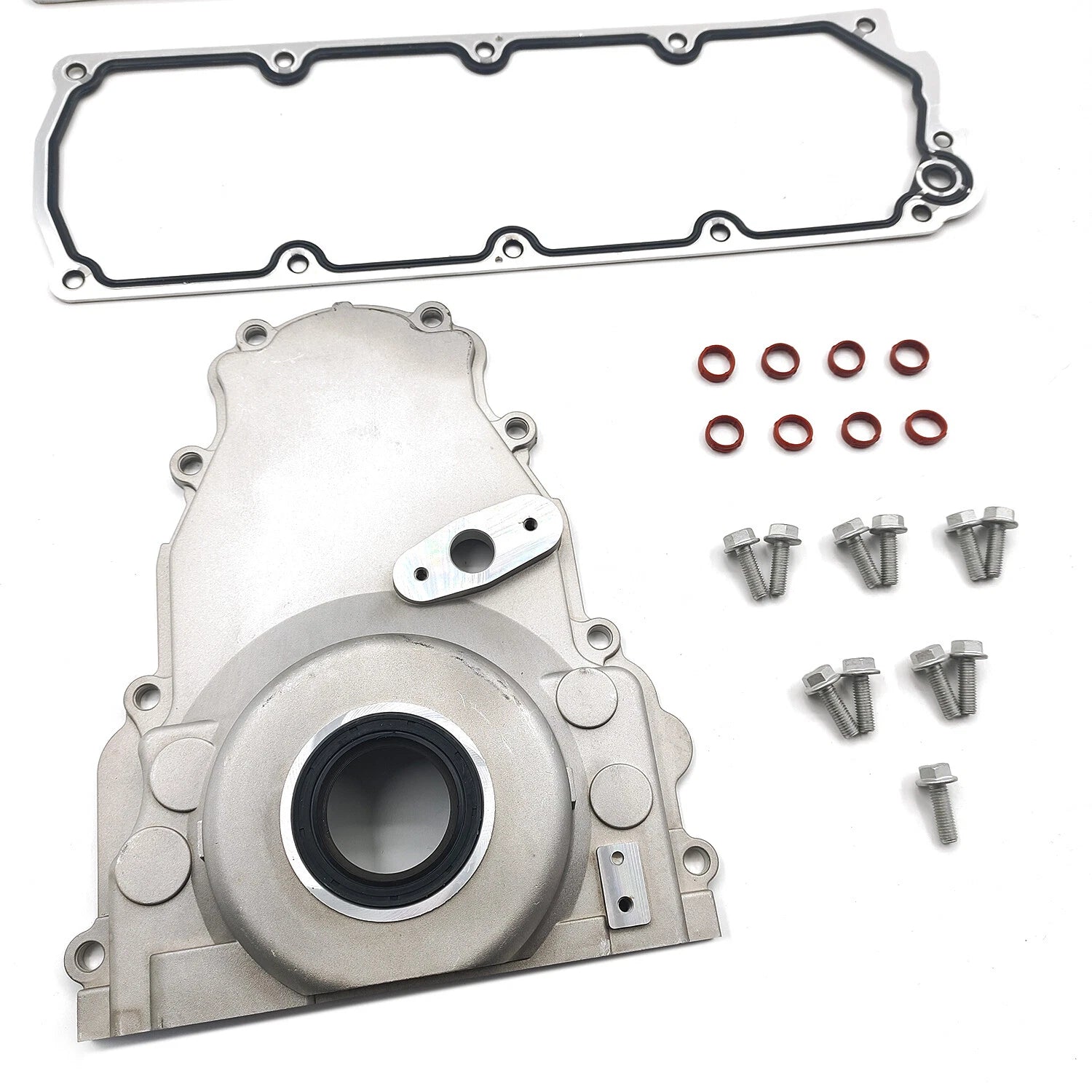 Timing Cover Kit for GM LS2 LS3 LS7 (2007–2013) - Non AFM Gen4 Valley Plate
