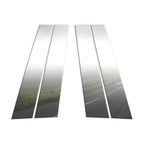 4Pc Chrome Pillar Post Covers for Ford Fusion MKZ Zephyr (2006–2009)