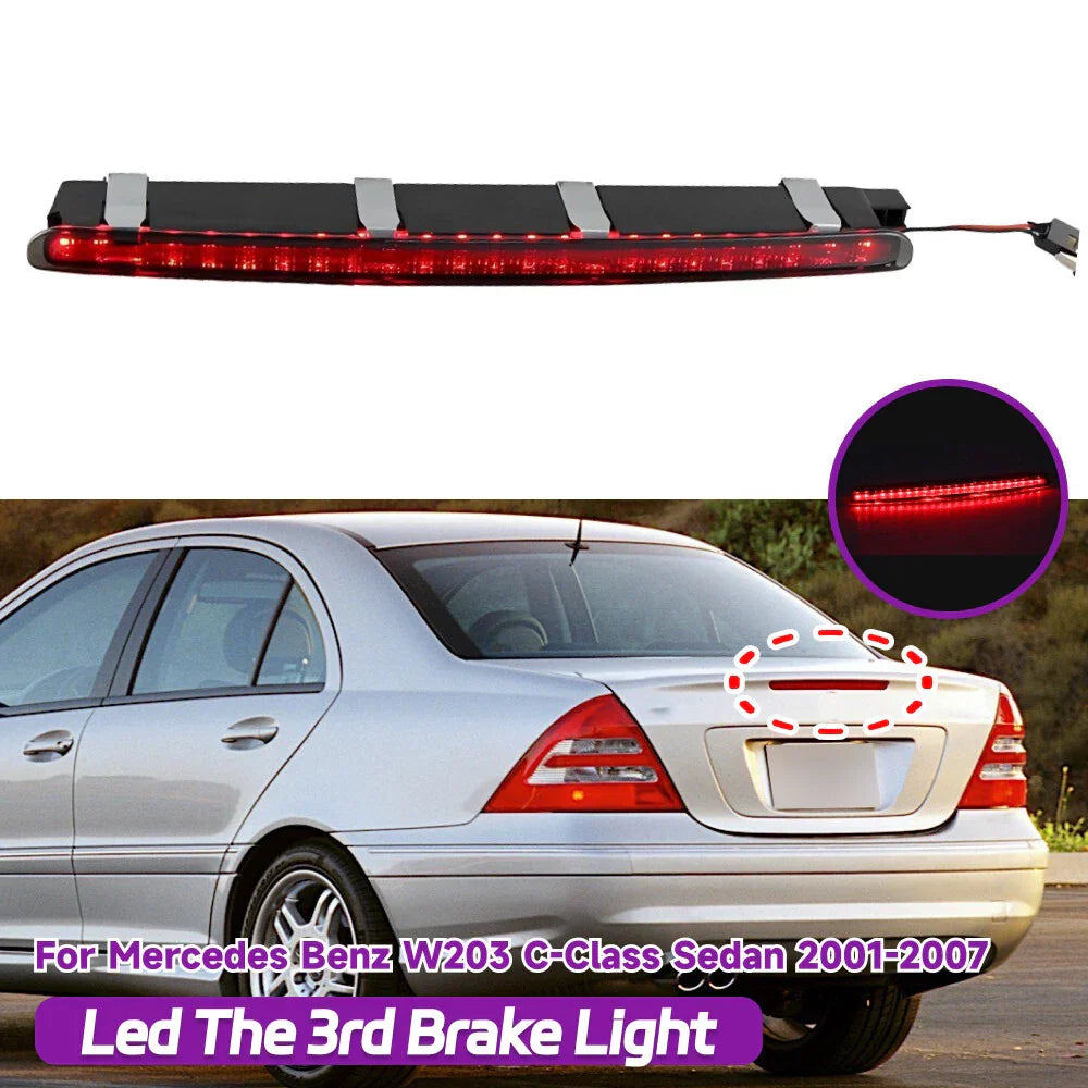 LED Third Brake Light for Mercedes W203 C-Class Sedan (2001-2007)