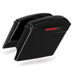 5" Hard Saddlebags with 6x9" Lid & Conversion Brackets for Harley Softail (1984–2017)