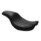 Black Rider Driver Passenger Seat for Harley Dyna Fat Bob Low Rider (2006-2017)