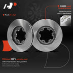 Front Disc Brake Rotors & Ceramic Pads for Nissan Pathfinder (1996–1998)