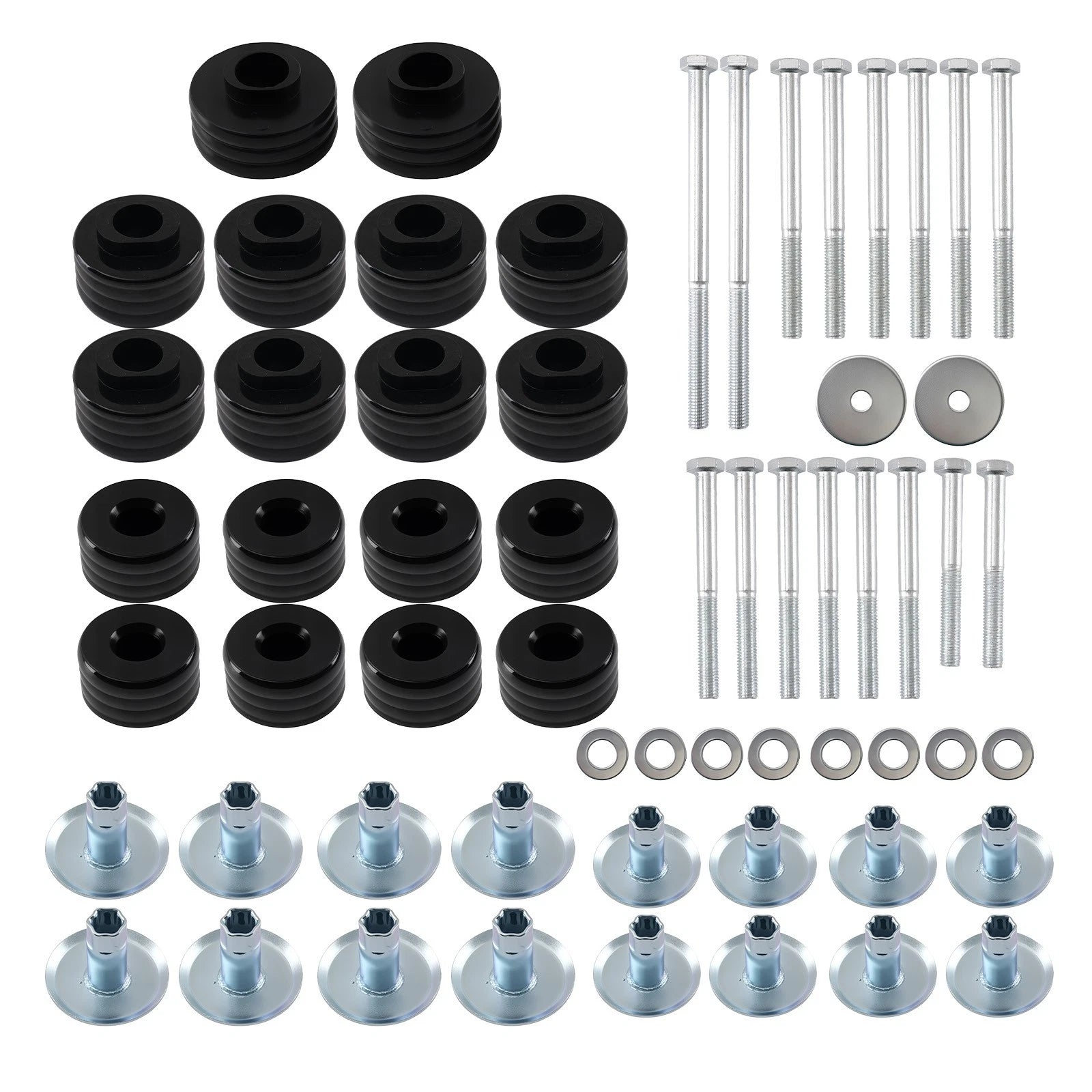 Body Cab Bushings Mount Kit for Ford F-250 F-350 Super Duty (1999–2007) KF04058BK