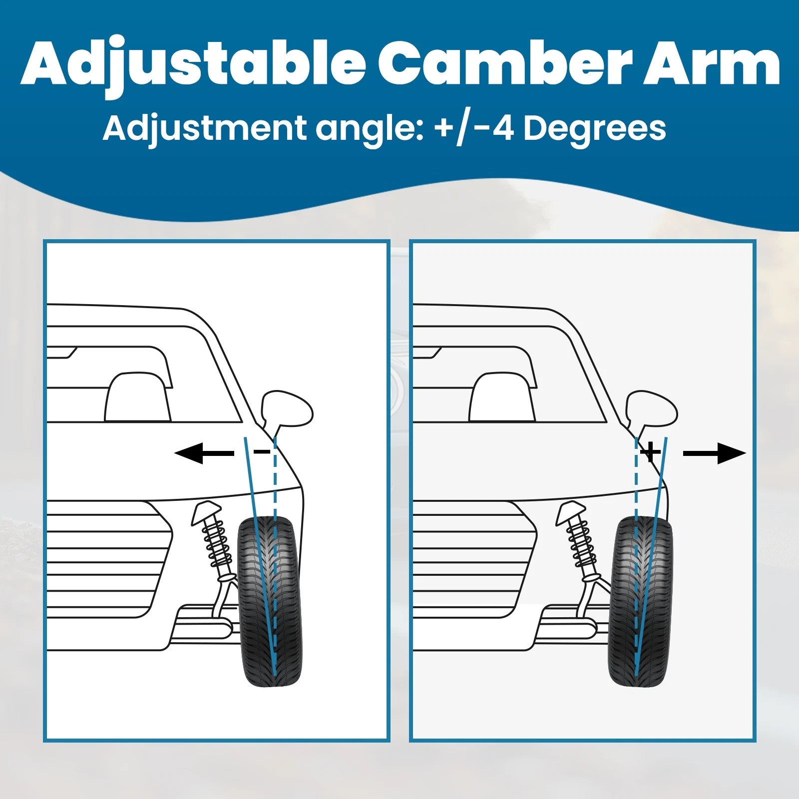 Adjustable Rear Camber Control Arms for Mini Cooper (2002-2013)