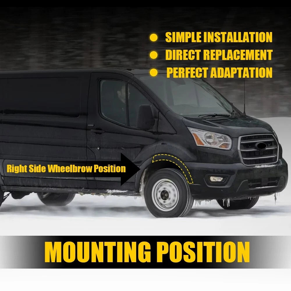 Fender Molding Trim for Ford Transit (2015–2022) Right Side Passenger