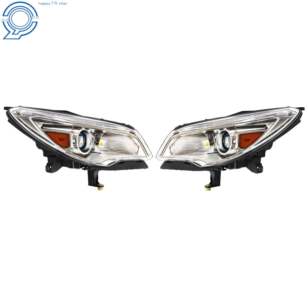 Headlight Set for Buick Enclave (2013-2017) HID Projector with LED DRL