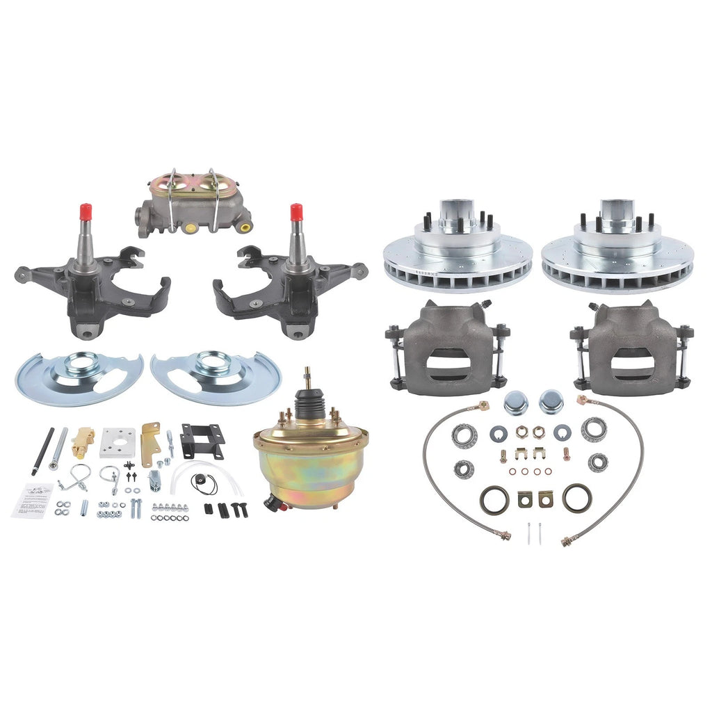 Front Disc Brake Conversion for Chevrolet C10 GMC Suburban (1963–1966) 6 Lug