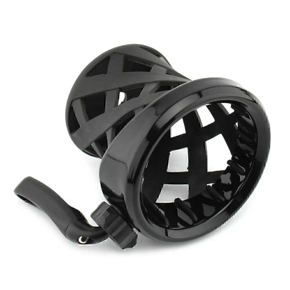 Black Cup Holder Drink w/Basket Mount for BMW R18 (2020-2023)