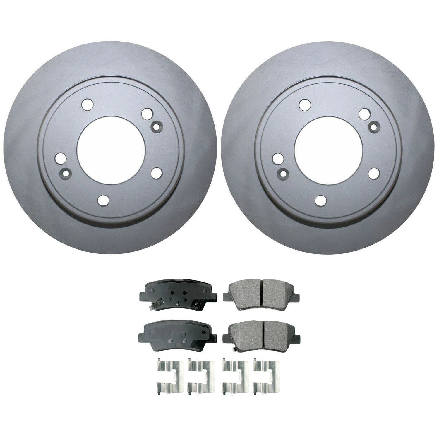 Rear Brake Kit 262mm Disc & Akebono Ceramic Pads for Elantra GT Veloster Forte (2013–2019)