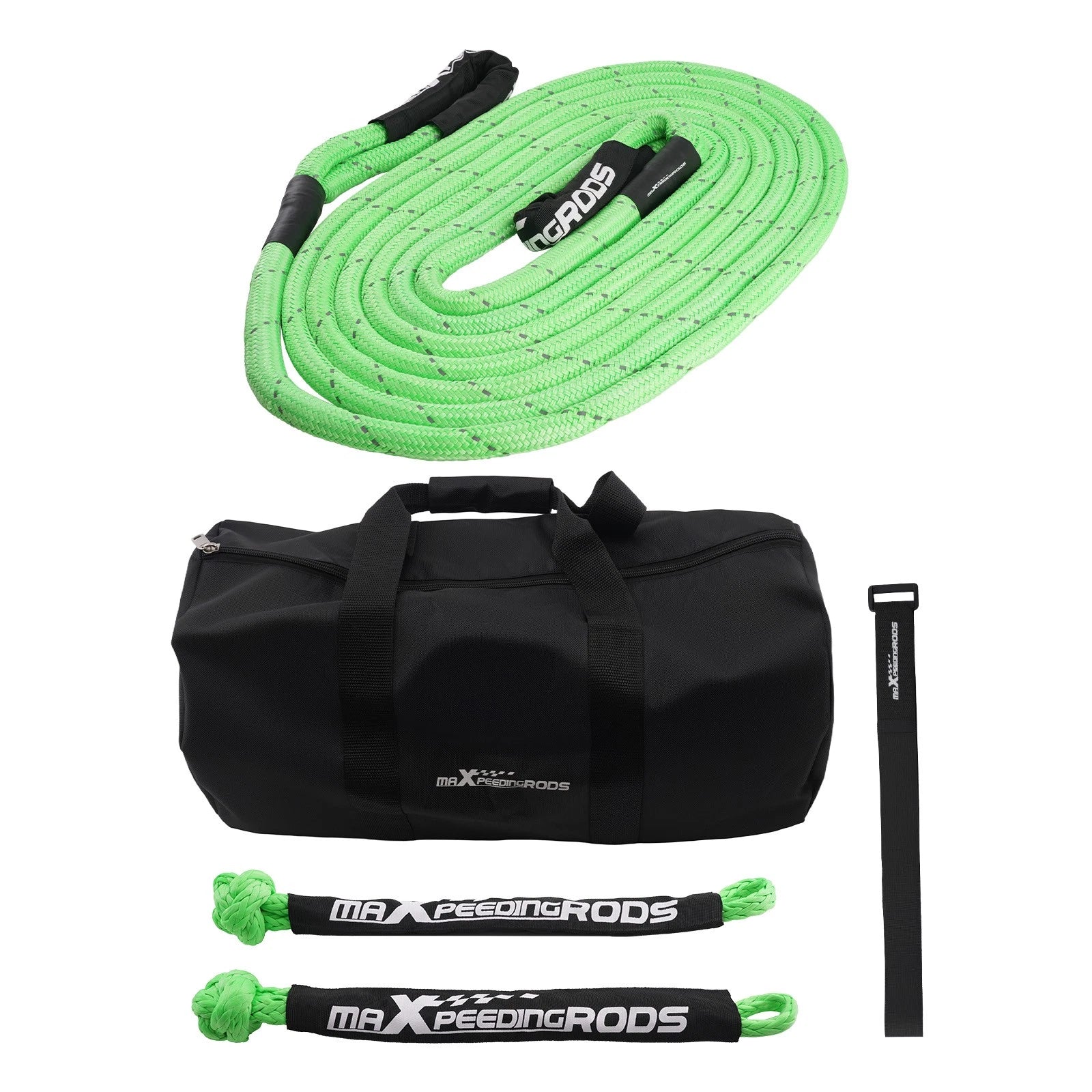 Heavy Duty Kinetic Rope 30ft for Off-Road SUV Truck 4WD (11 Ton)