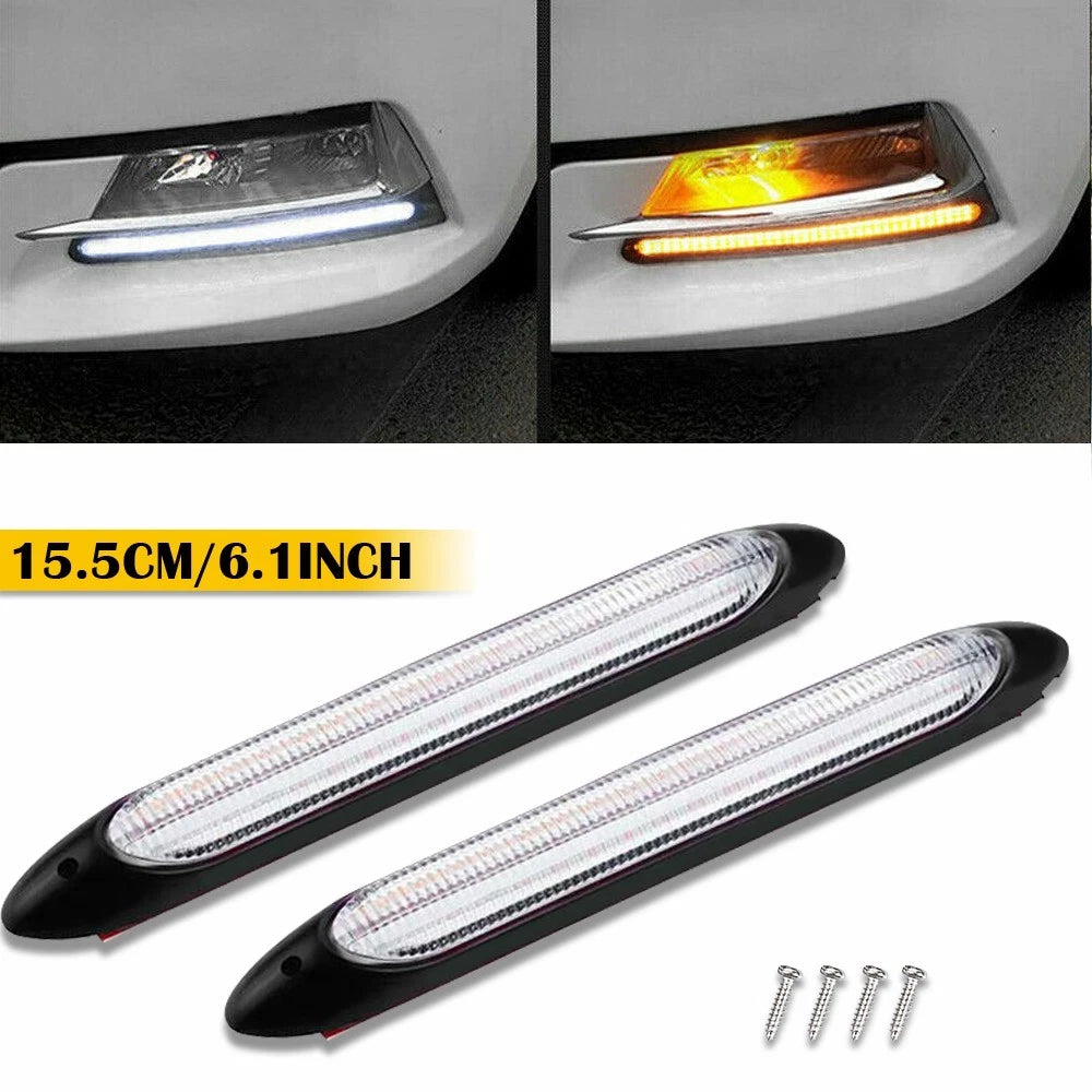 LED Daytime Running Light Strip for Car (6.1 Inch)