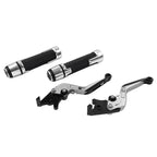 Silver Extendable Brake Clutch Levers Set for BMW F900 F900R (2019–2023)