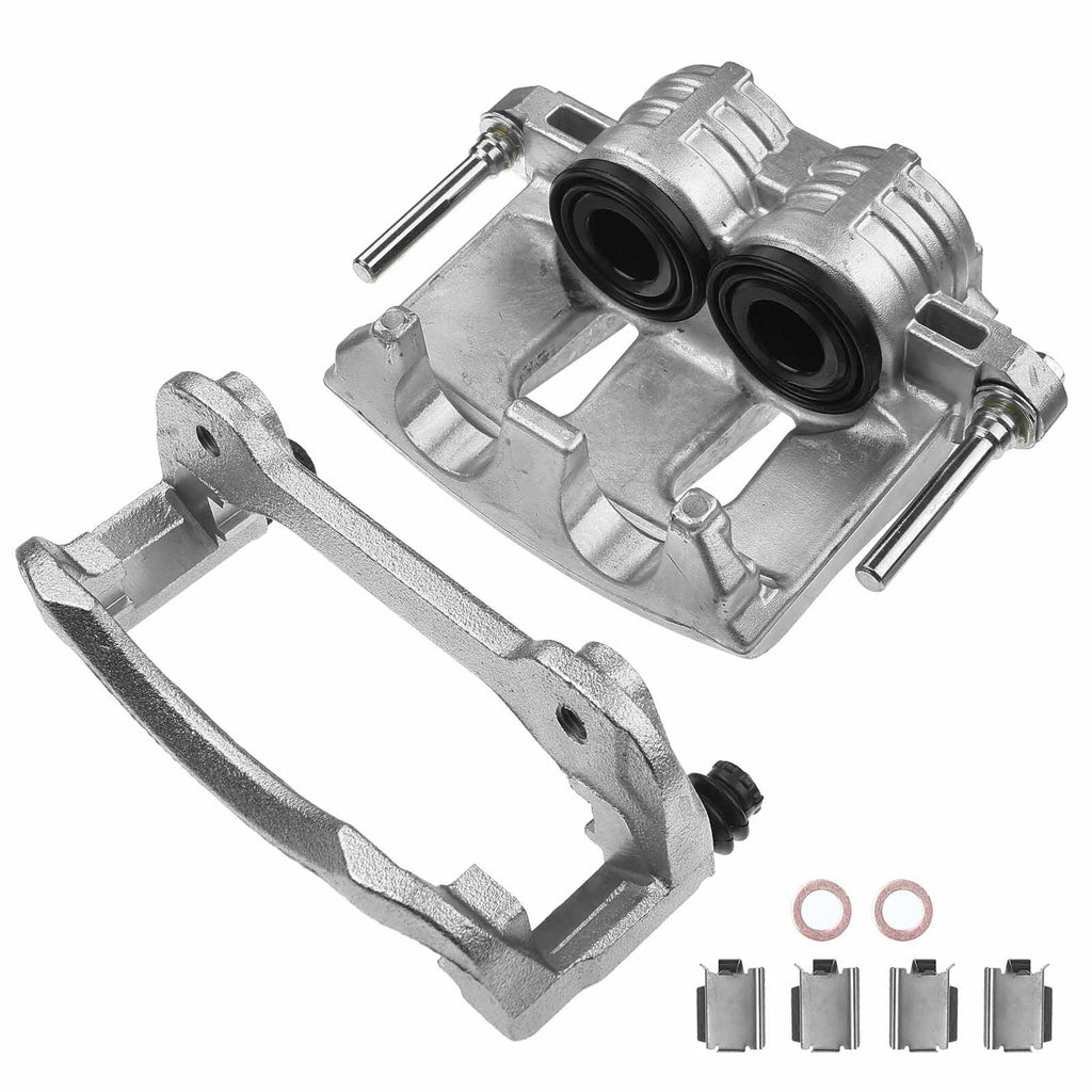 Front Left Disc Brake Caliper with Bracket for Ford Mustang (2005-2014)