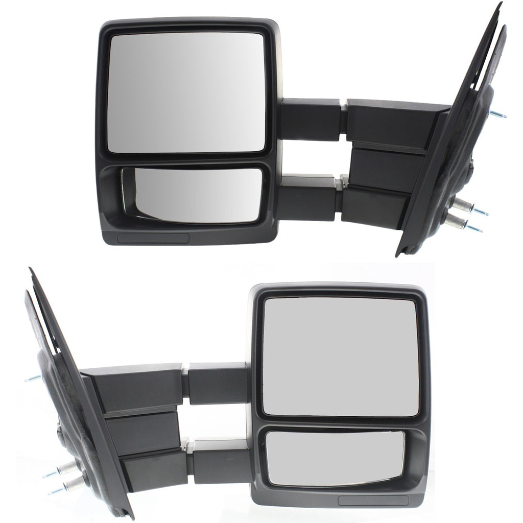 Tow Mirror Set for Ford F-150 (2004–2014) Left & Right Side Manual Fold