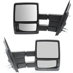 Tow Mirror Set for Ford F-150 (2004–2014) Left & Right Side Manual Fold