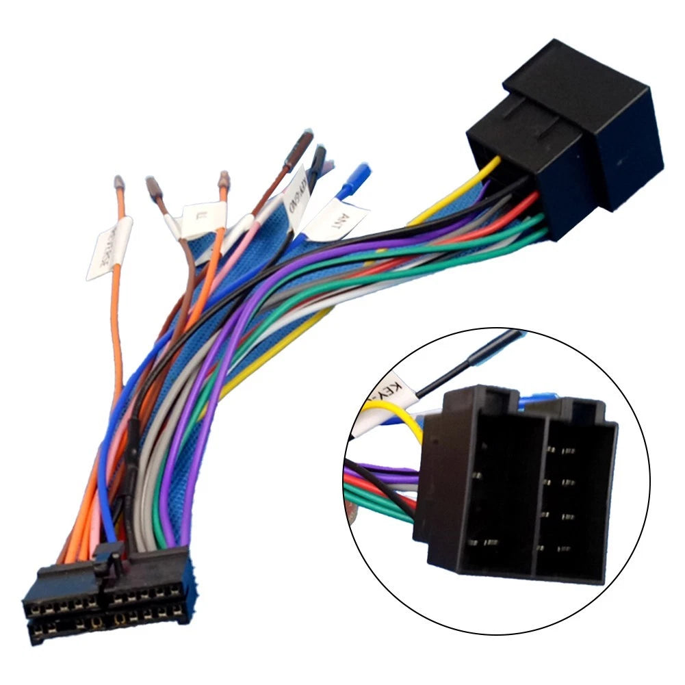 20-Pin Cable Adapter for Various Vehicles (ISO Wiring Harness)