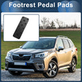 Footrest Pedals Cover for Subaru Forester (2003–2005) Aluminum Alloy Black