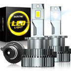 AUXITO LED Headlight Bulb D2S D2R for HID Conversion Kit (40000LM)