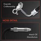 2X Power Steering Pressure & Return Line Hose for Nissan 370Z (2009–2020)