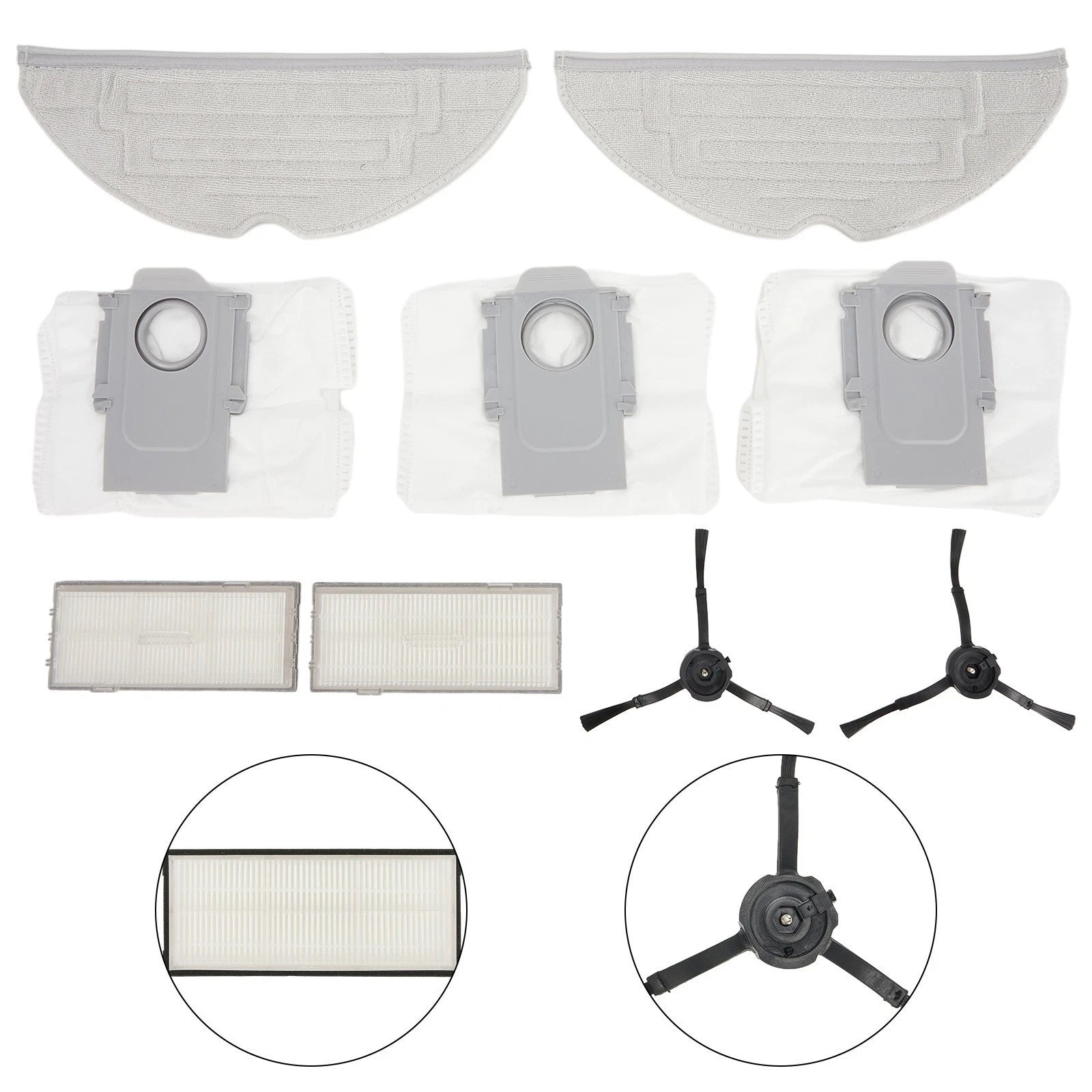 Mop Pads Dust Bag Kit for S8 Pro Ultra (2021–2023)