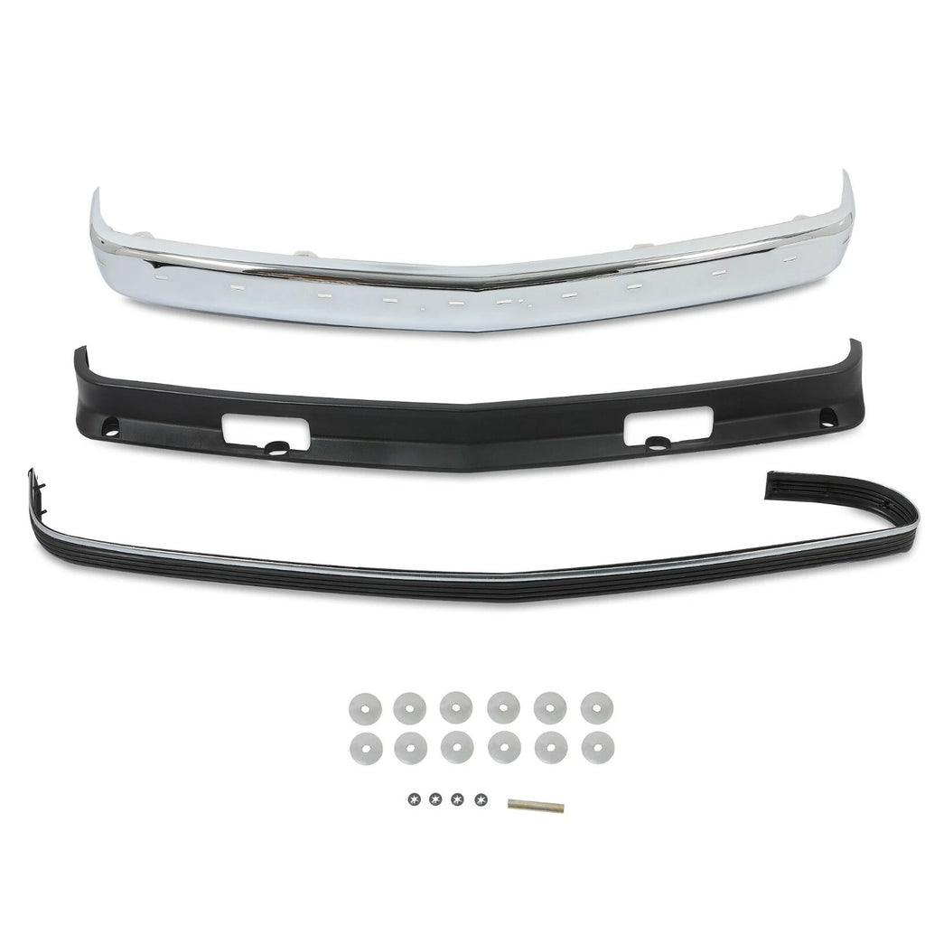 Front Bumper Face Bar Strip Valance Deflector Set of 3 for Chevy GMC C/K (1988–2002)