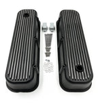 Aluminum Valve Covers Tall Finned Replacement for BBC 396 402 427 454 (–)