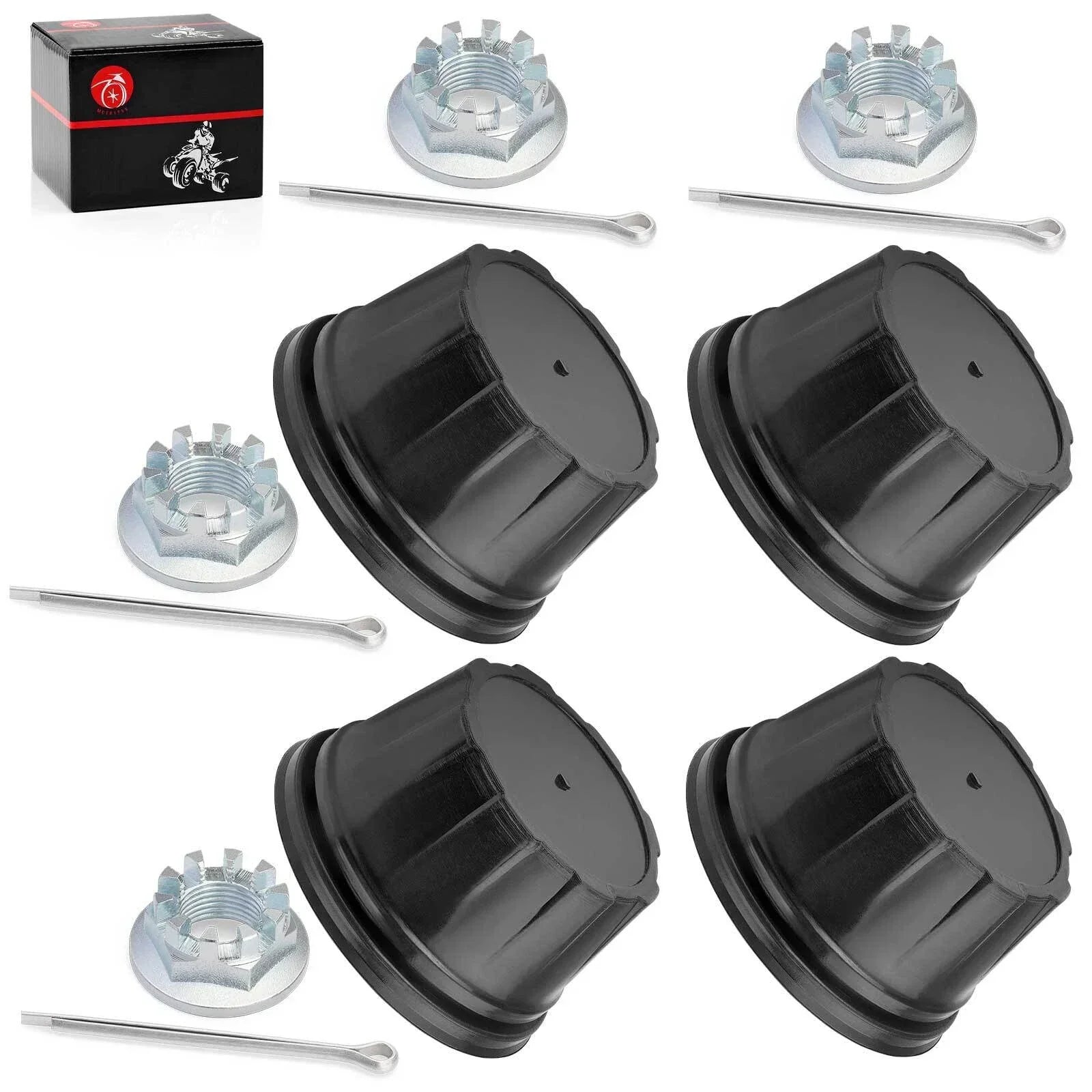 Front & Rear Wheel Center Cap & Nut for Honda TRX200 TRX200D (1990–1997)