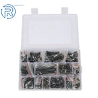 Set of 240 Hex Head Cap Bolts and Nuts Combination Kit Carbon Steel