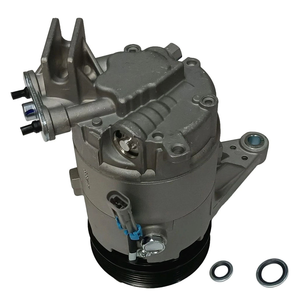 AC Compressor w/6 Groove Pulley for Chevy Malibu Pontiac Saturn Aura (2007–2010) 97273