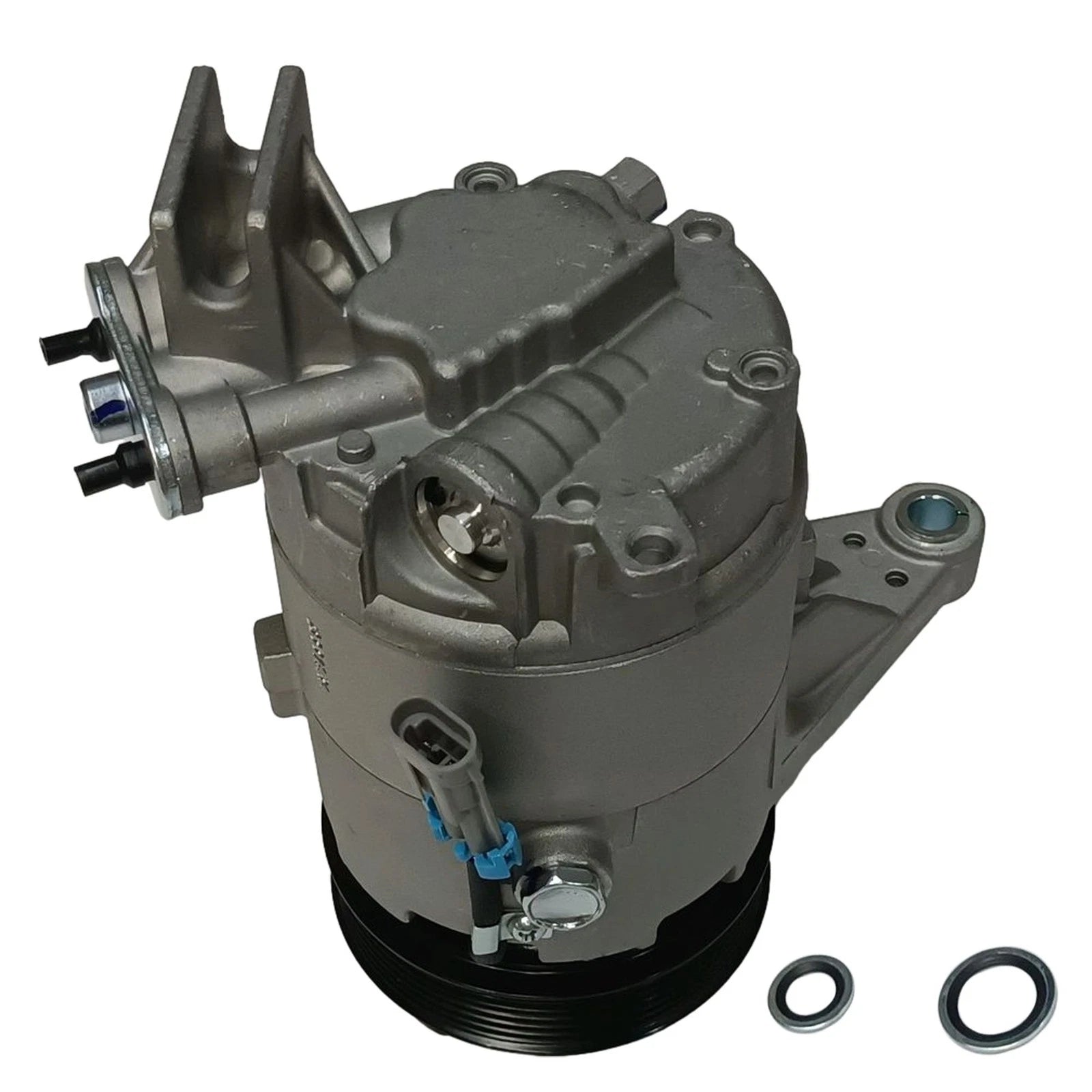AC Compressor w/6 Groove Pulley for Chevy Malibu Pontiac Saturn Aura (2007–2010) 97273