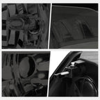 Smoked Lens Clear Side Corner Quad Headlight Set for Dodge RAM Pickup (2009–2018)
